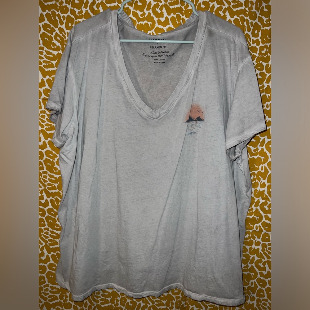 Torrid Graphic V Neck Tee